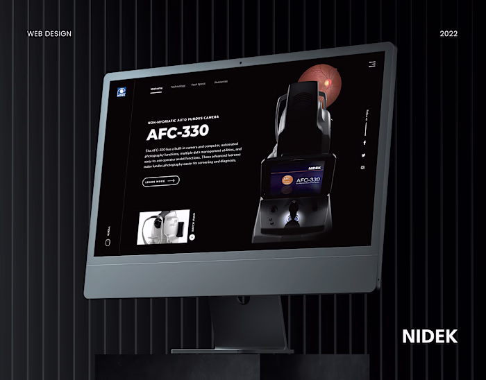 NIDEK | WEB DESIGN
