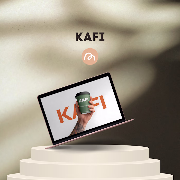 Kafi Coffee Brand Landing Page Design