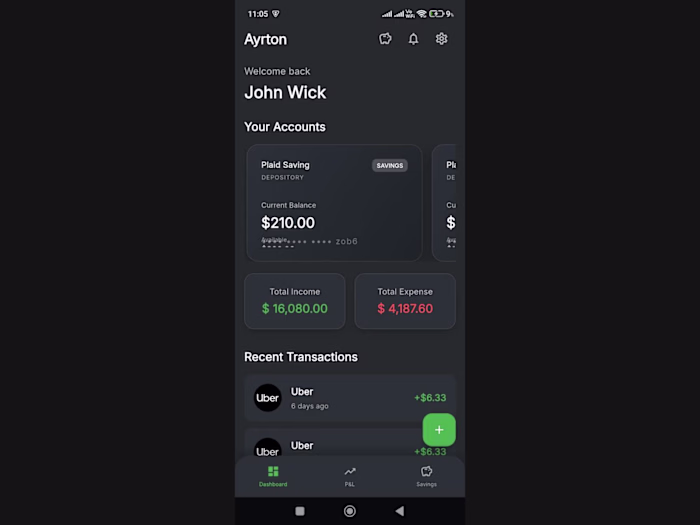 Finance Mobile App