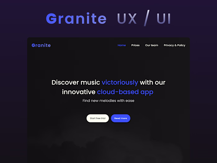 Granite | Ecommerce (In progress)