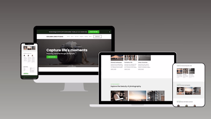  desgn or redesign  wix website for personal  photography 