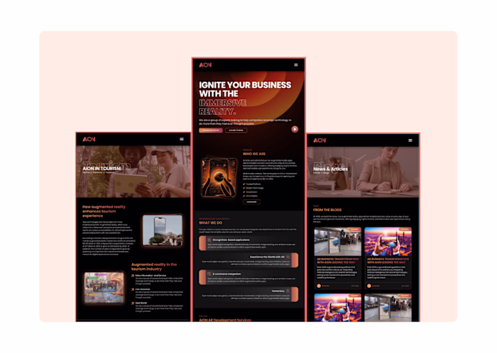 AION | Web & Mobile App Design