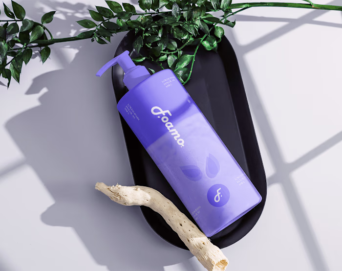 Foamo bathing shampoo products :: Behance