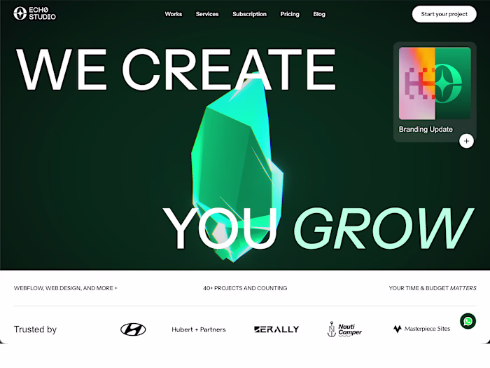 ECH0 Studio - Certified Webflow Partner