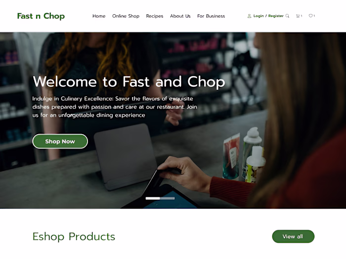 Fast and Chop Website