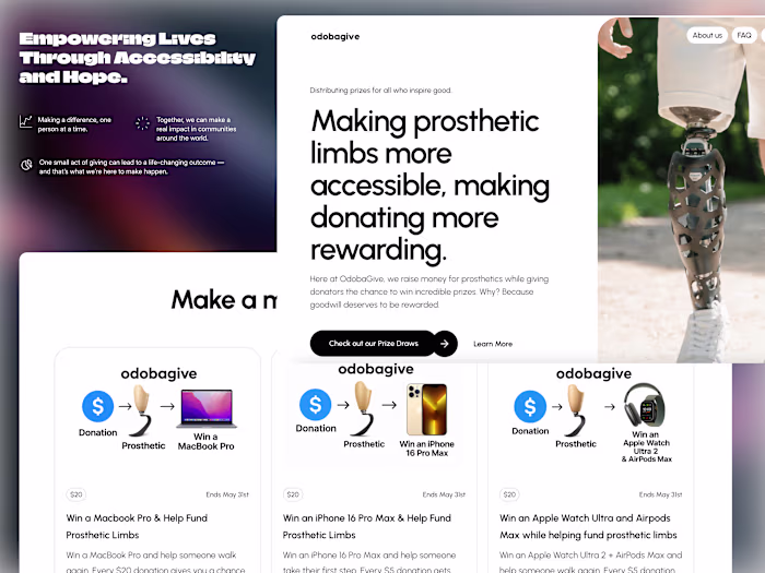 Empowering Lives Through Accessibility and Hope with Framer
