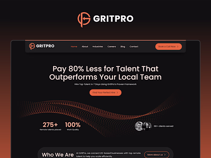 Website Redesign for a Head-hunting and Recruitment Agency