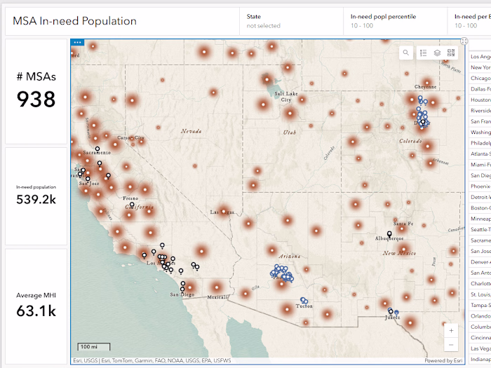 ArcGIS dashboard