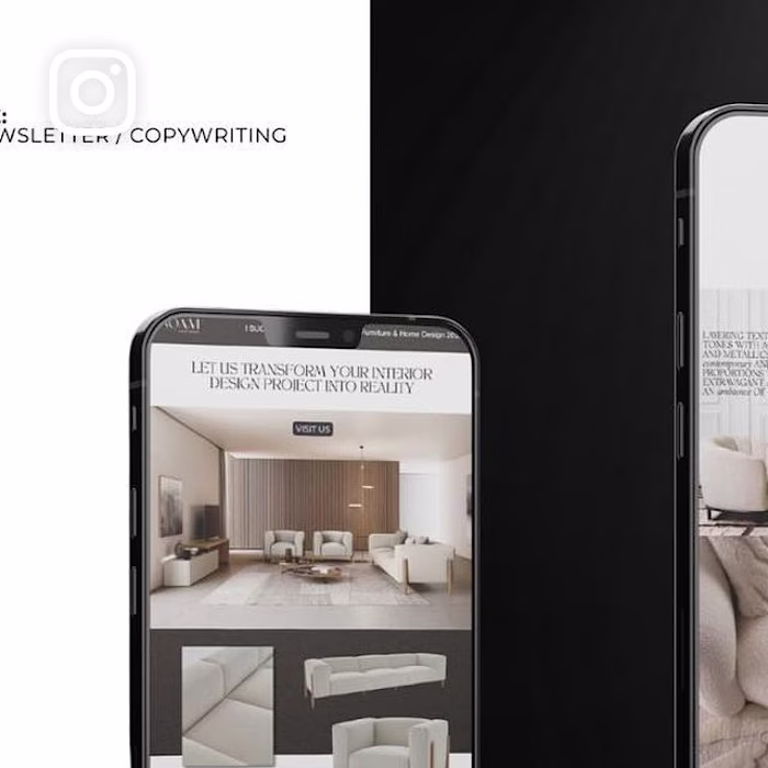 PPRODUCTIONSS on Instagram: “NEWSLETTER DESIGN | NOAM MOBILI DE…