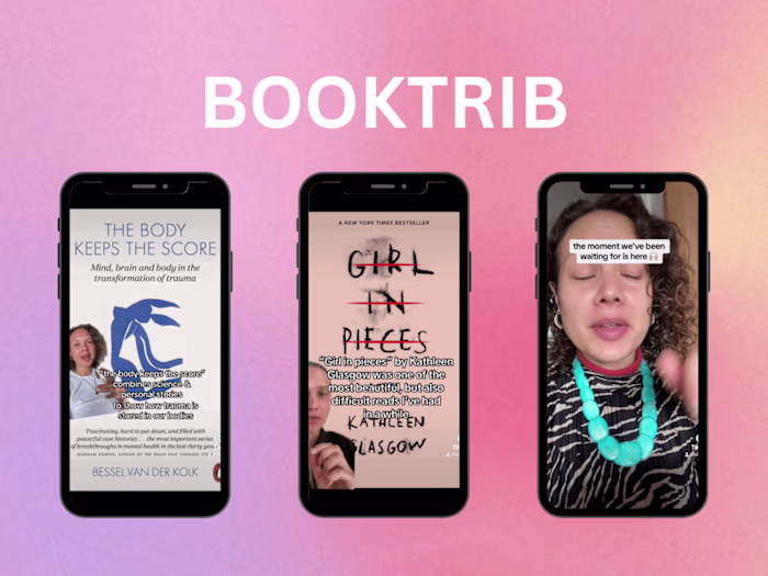 Booktrib Monthly Collaboration for UGC Tiktok videos