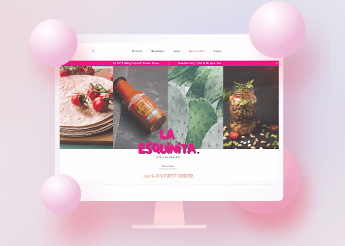 E-commerce website redesign