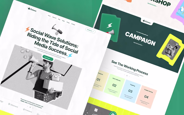 Zaisoc: Premier Social Media Marketing Agency Website