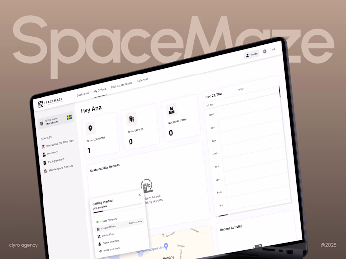 Furniture management platform | SaaS UI/UX Design