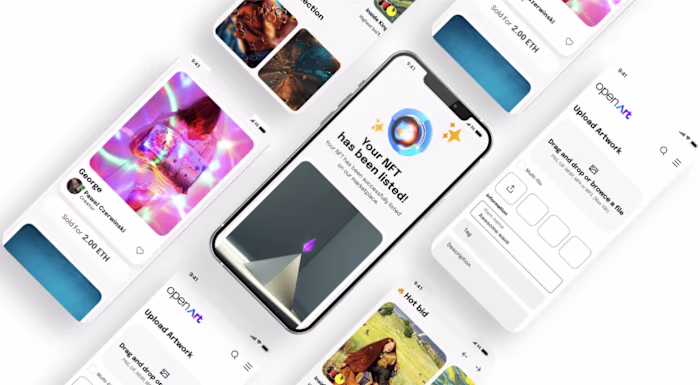 Open Art - NFT market place UI/UX project