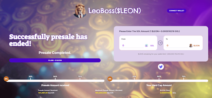 ICO Presale for any blockchains