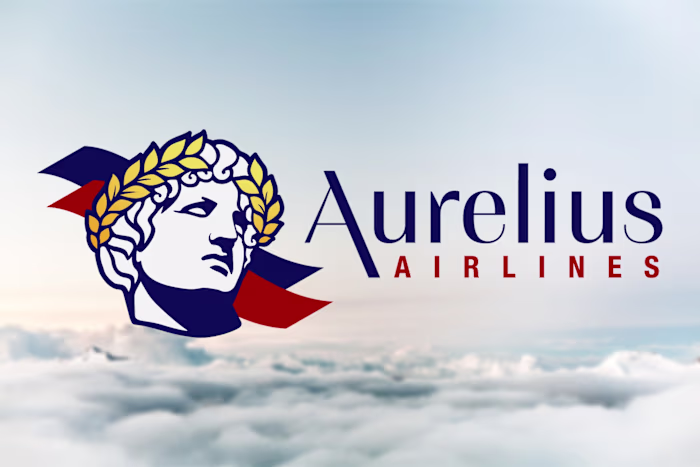 Aurelius Airlines Logo & Branding