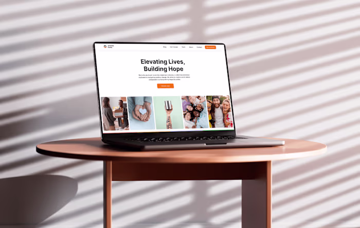 Charity Framer Website