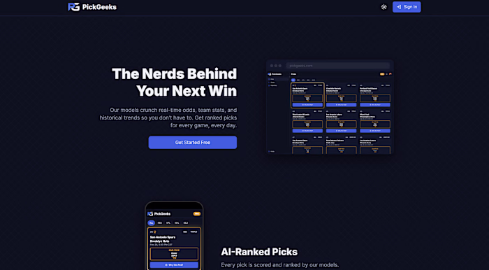 PickGeeks — AI Sports Intelligence
