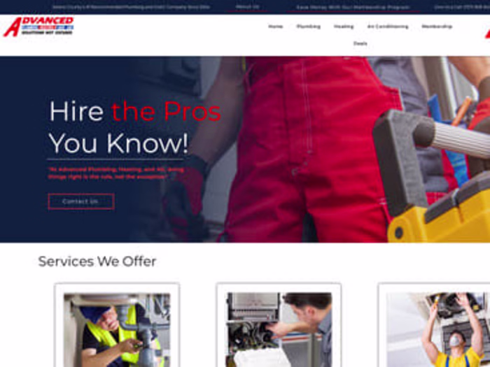 HVAC and Plumbing Website