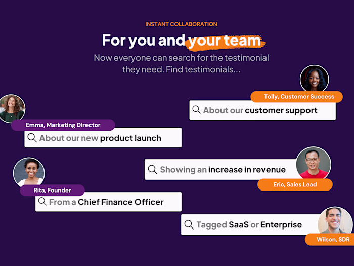 Senja - Platform To Collect, Manage and Share Testimonials