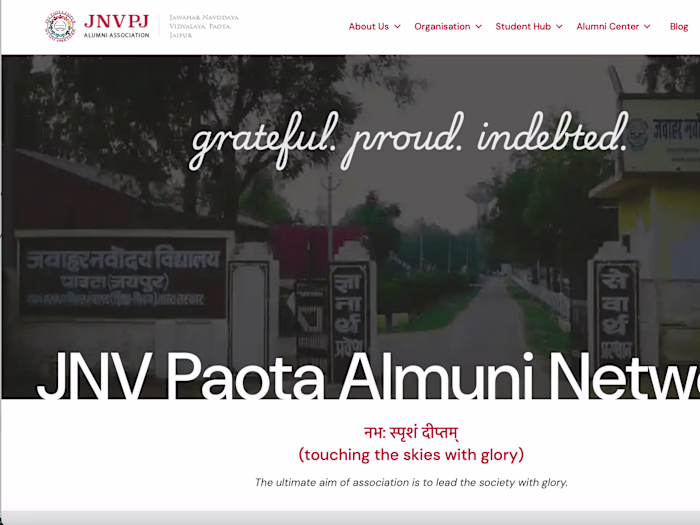 Alumni Association Web App | FullStack Developer + UX