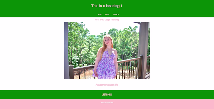 My First Website!