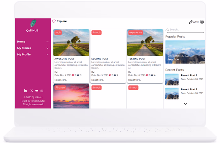 Blogging App with user Authentication