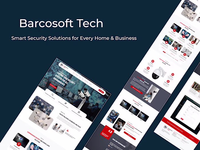 Secure & Modern Website for Barcosoft Tech
