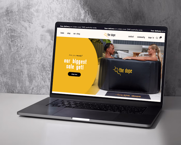 The Dope - Website In A Day and Figma