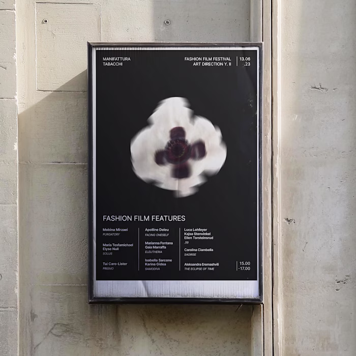 Poster & Brochure for Fashion-Film Festival