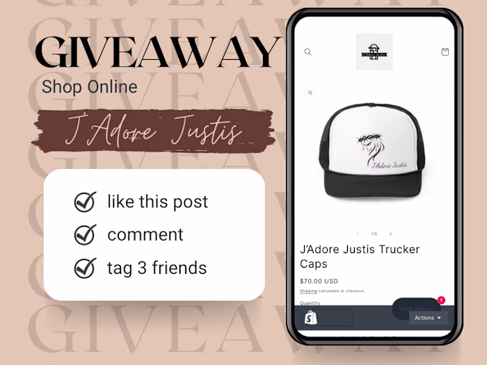 J’Adore Justis Trucker Caps