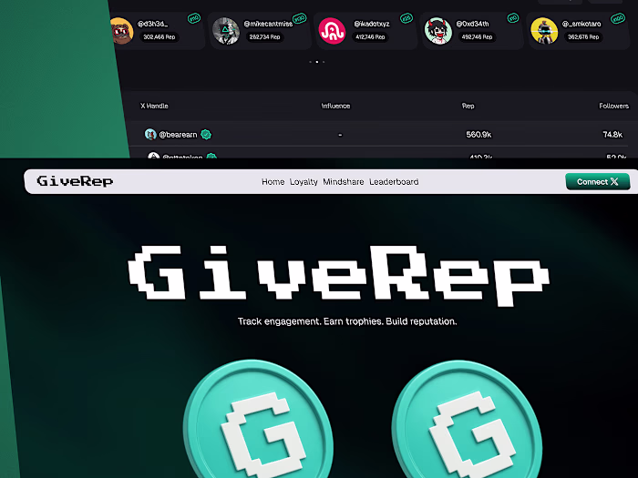 GiveRep Website Redesign