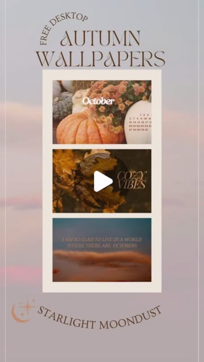 Autumn Wallpaper Instagram Post