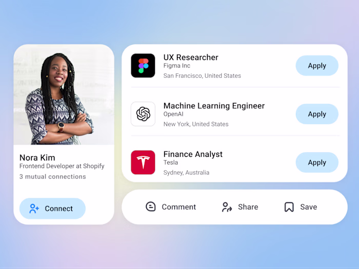 Designing CareerNetwork 3.0 using Material 3