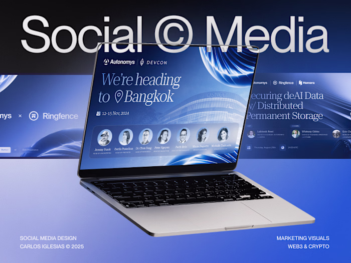 Social Media Design – Web3, SaaS & Crypto Brands