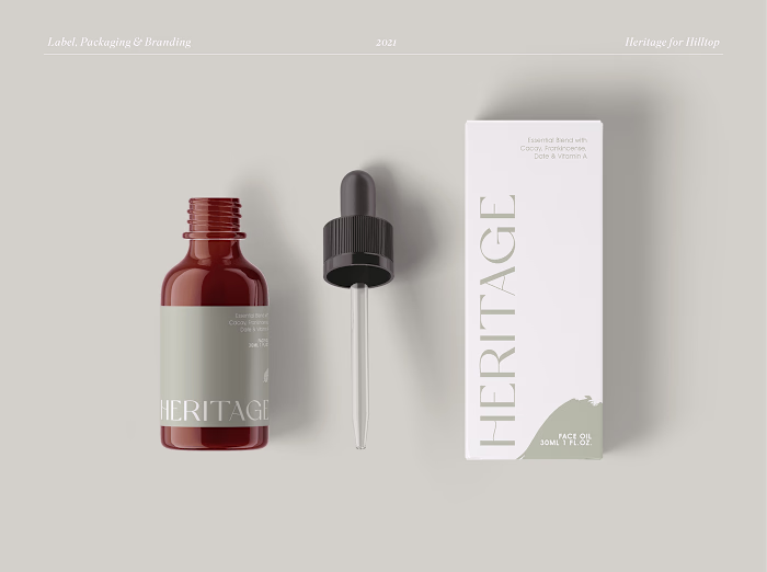 Heritage Premium Oil Branding & Packaging Design