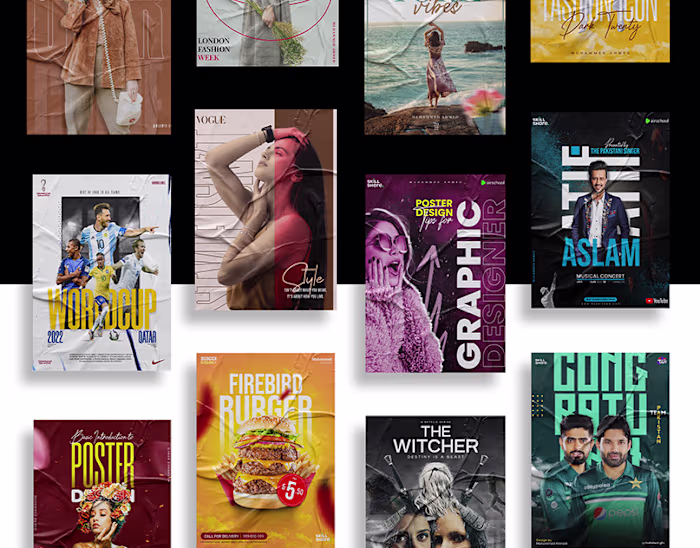 I will design unique posters