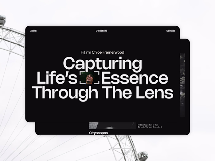 Chloe Framerwood - Photography Portfolio