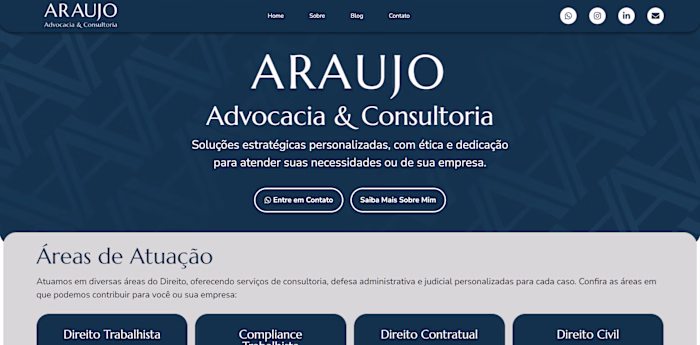 WordPress Website for Law firm