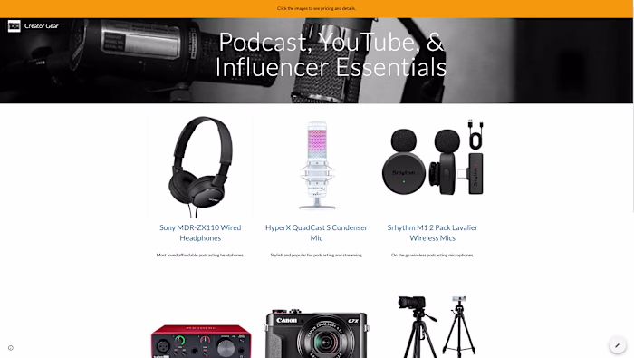 Affiliate Marketing E-commerce Website