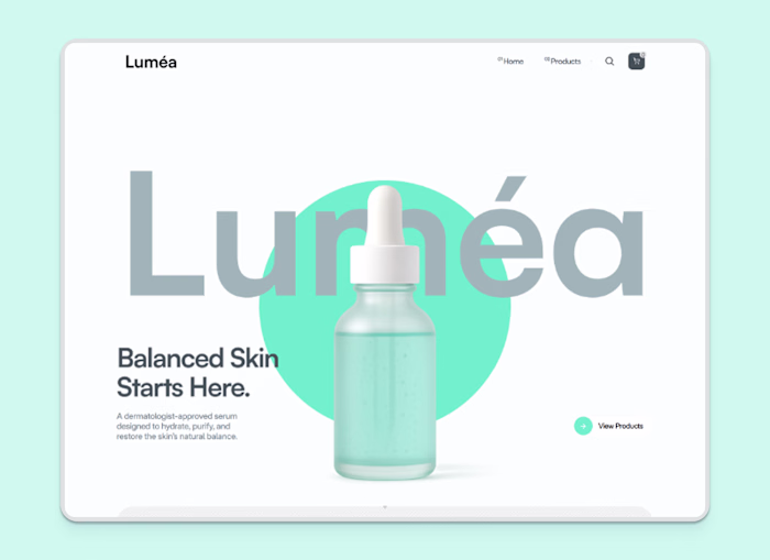 Luméa Website Design and Development