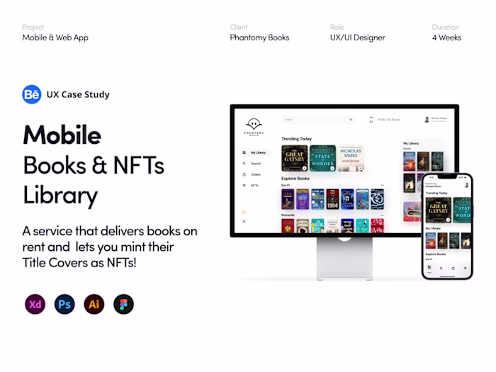 Mobile Books & NFTs Library