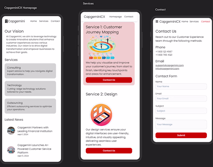 capgemini_chat_app :: Behance