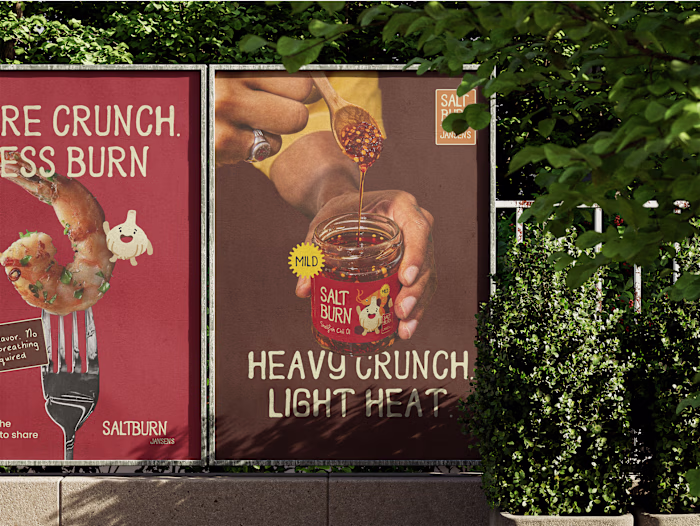 Shellfish chili oil Brand Identity & Packaging Design