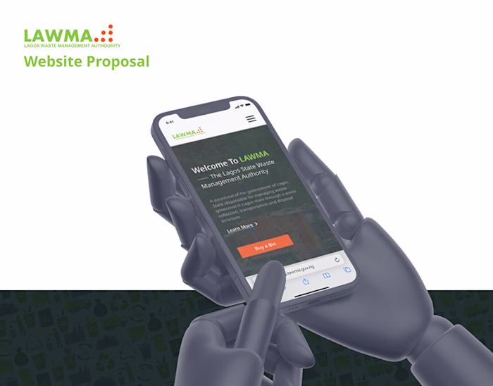 Website revamp for a waste agency (LAWMA) | Behance