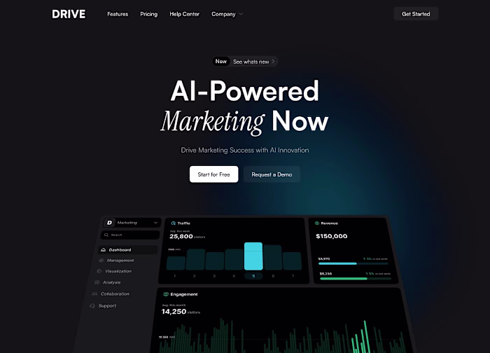 Drive - Ai & SaaS Framer Website
