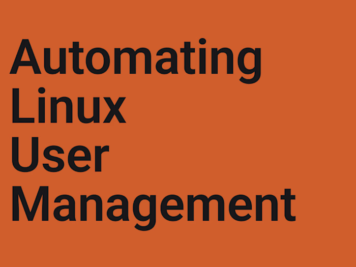 Automated User Management in Linux