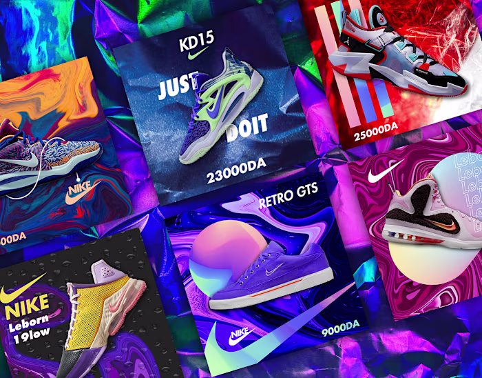 Nike Shoes - Social Media Post on Behance