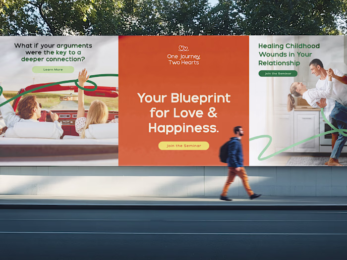 One Joruney Two Hearts - Brand Identity Design for Therapy 