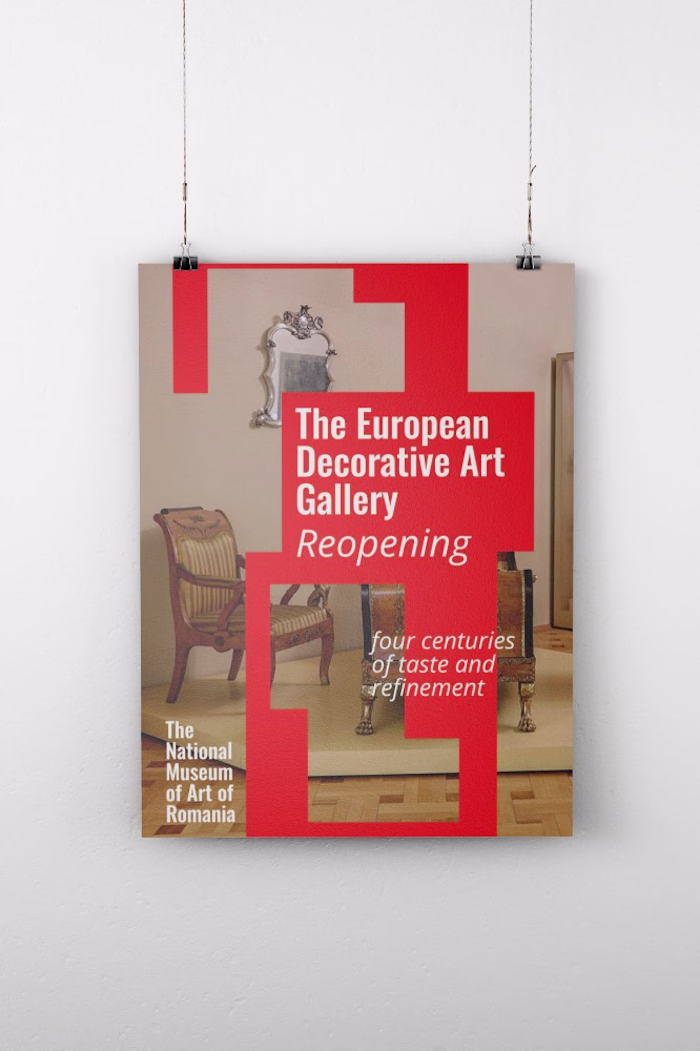 Poster redesign for an art